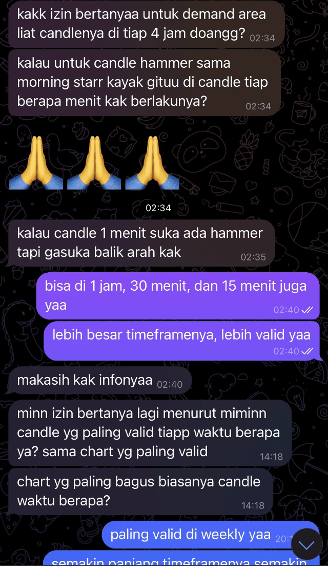 Private konsultasi 1-on-1 Crypto Teknikal 3